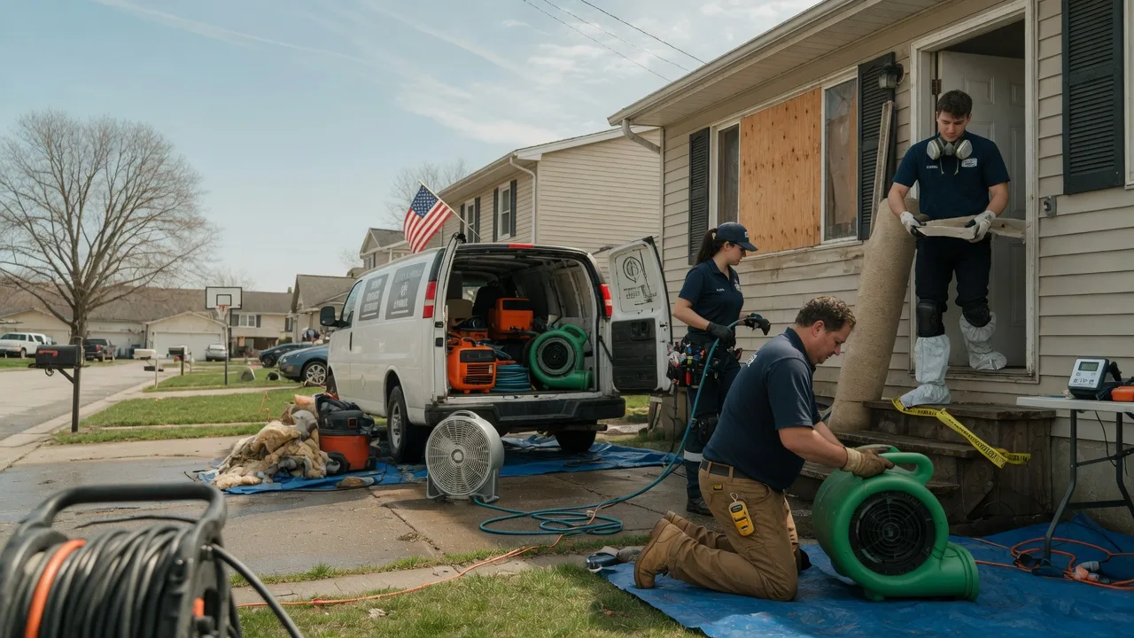 Water Damage Restoration in Scott Air Force Base, IL near me